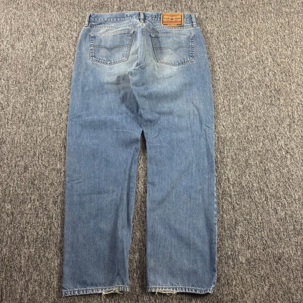 Y2K Vintage Diesel Kulter Made in Italy Jeans Light Wash Straight Denim 36x32